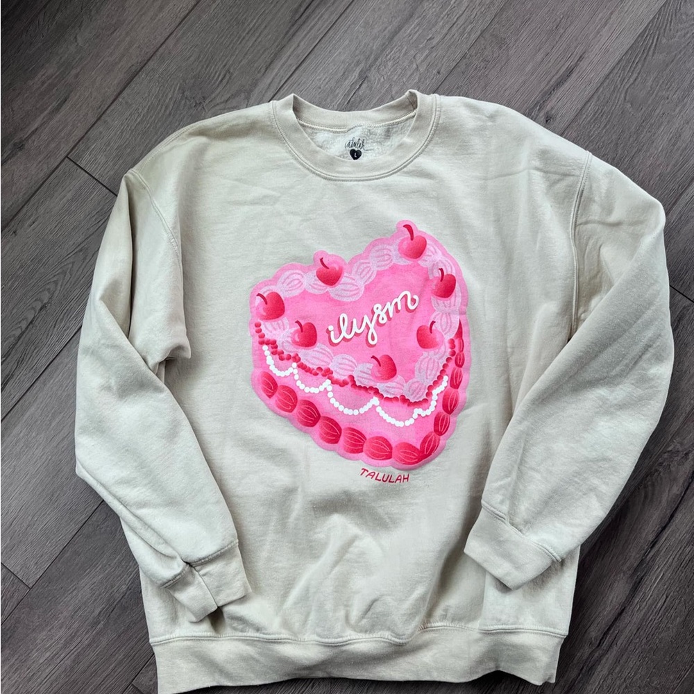 Talulah Pink Heart Sweatshirt